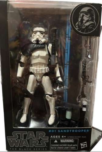 Figura De Acción  Sandtrooper De Hasbro The Black Series #01