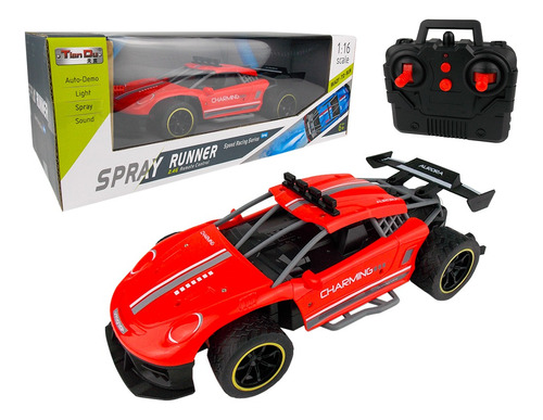 Auto R/c Spray Luz Y Sonido.