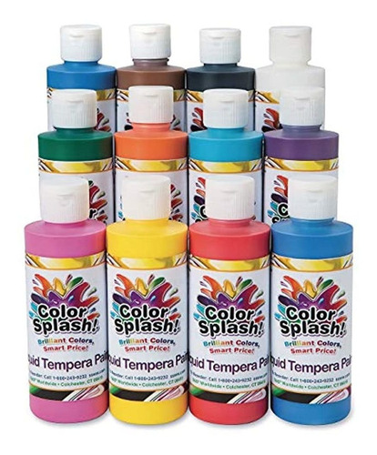 S-s Worldwide 8-oz ¡salpicadura De Color! Pintura Liquida 