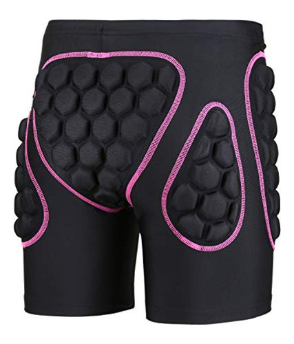 Ohmotor Pantalones Cortos Protectores Acolchados 3d Hip Butt