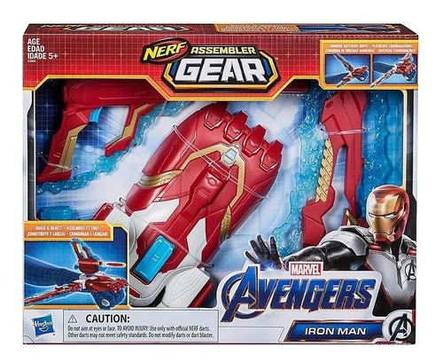 Nerf Avengers Iron Man Hasbro Construye Y Lanza Assembler 