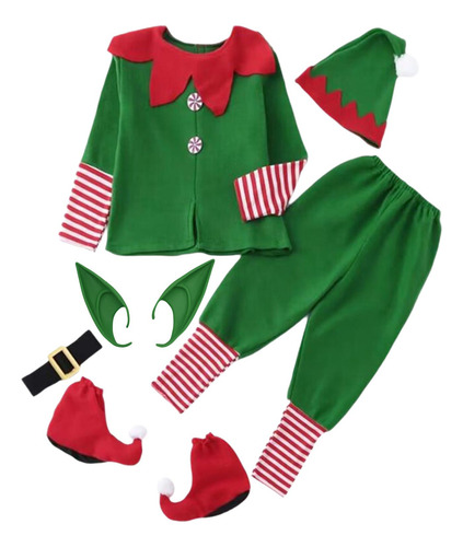 Disfraz De Navideño Para Cumpleaños, Niño 110cm