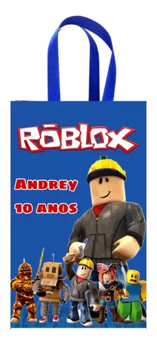 Roblox Sacola Personalizada Grande Pronta Entrega