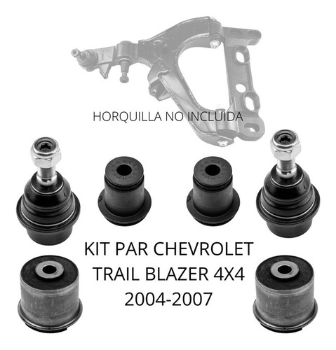 Kit Bujes Y Par Rotula Para Chevrolet Trail Blazer 4x4 04-07