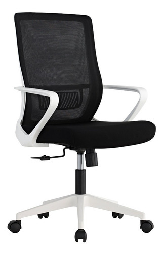 Silla Oficina Blanca Ergonomica Brazos Apoyo Lumbar Denver