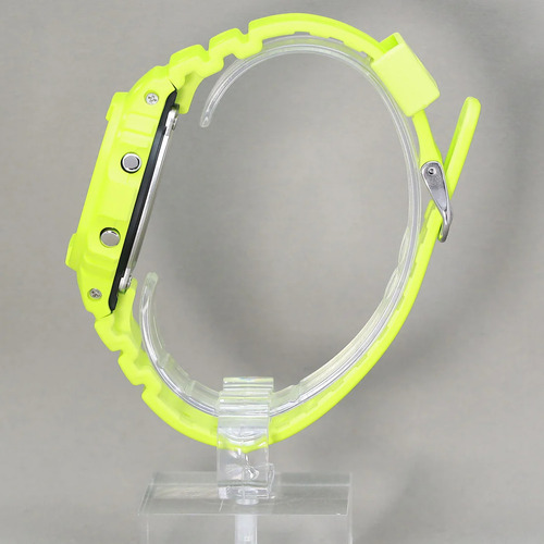 Reloj Unisex Casio Dw-5600ep-9dr G-shock Correa Verde Bisel Verde Fondo Negro Illuminator 200 Metros Alarma Crono
