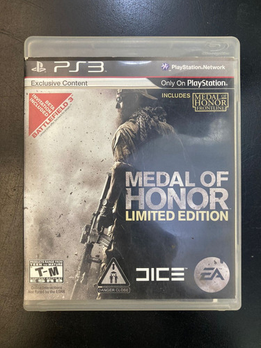 Medal Of Honor Limited Edition Ps3 Fisico