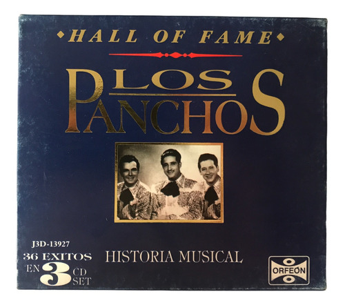 Los Panchos Historia Musical 3 Cd Musica 36 Exitos Orfeon (Usado)