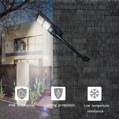 Luz De Calle Solar Glw 200w Con Sensor De Movimiento, Luz...