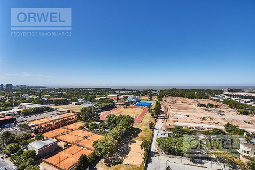 Imagen 27 de 30 de Departamento En Chateau! Piso Alto Con Hermosa Vista! Alquiler Con O Sin Muebles!