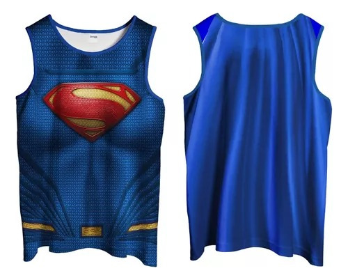 Regata Personalizada Dryfit Filme Herói Super Homem Superman