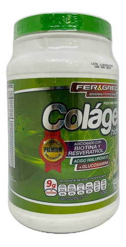 Imagen 4 de 5 de Colageno Hidrolizado Fer Y Greco 1,1 Kg Envío Full