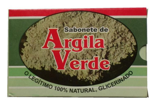 Kit Com 12 Sabonetes De Argila Verde - 100% Glicerinado