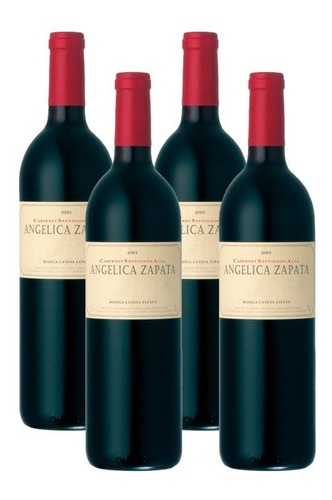 Vino Angelica Zapata Cabernet Sauvignon Alta 750ml Caja X 4u