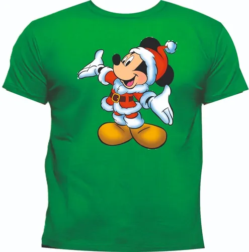 Camisetas Navide as Mickey Mouse Vi Navidad Adultos Y Ni os