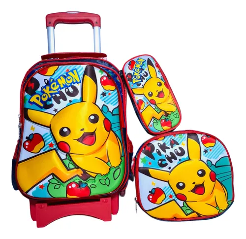 Mochila ruedas pokemon sale