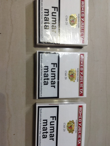 Imagen 1 de 2 de Tabacos Romeo Y Julieta Mini. Hecho En Cuba