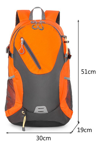 Mochila Clásica De 40 Litros Para Hombre Y Mujer, Waterpro D