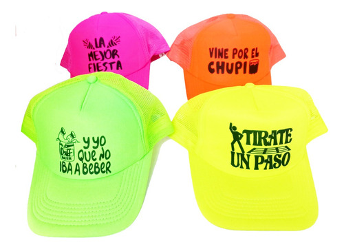 30 Viseras Trucker Con Frases Divertidas Surtidas