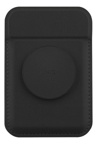 Porta Tarjeta / Tarjetero Magnético Para iPhone - Marca Uniq - Modelo Flixa - Negro