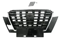 Comprar Parrilla Delantera Nissan Kicks 2021 - 2025 Moldura Cromada Negra Moldura Cromada