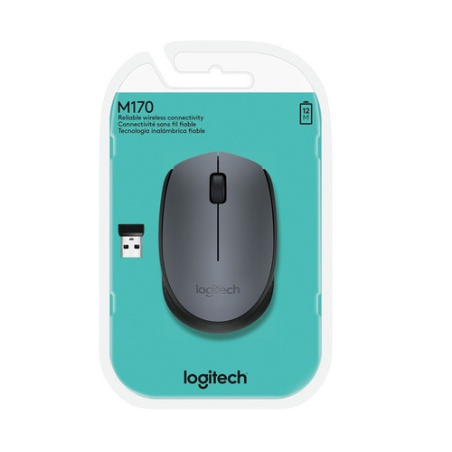 Mouse Logitech M170 Inalámbrico - Negro