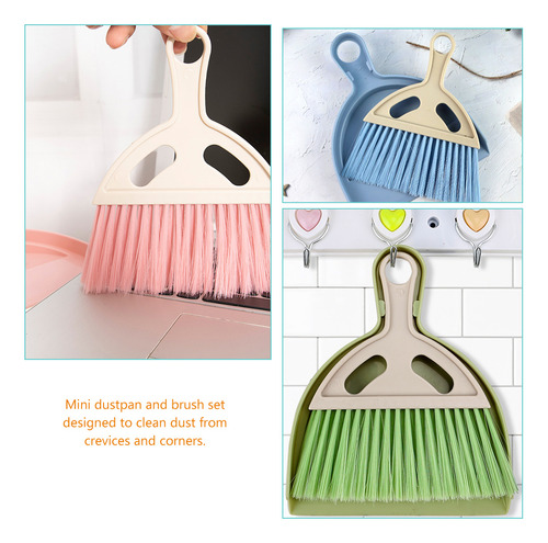 Cepillo De Limpieza De Escritorio Para Cabello, 6 Juegos