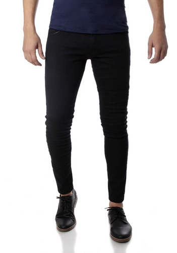 Imagen 1 de 5 de Pantalon Negro Gabardina 32312 No End