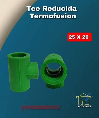 Tee 25mm X 20 Mm Termofusión Precio Publicado Por 5 Pza