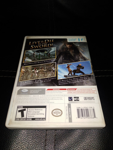 Video Juego Pirates Of The Caribbean At Worlds End, Wii (Usado)