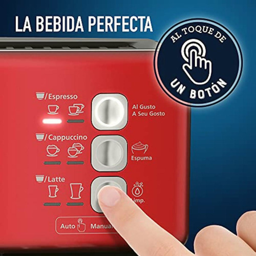 Cafetera Automática De Espresso Roja Oster® Primalatte