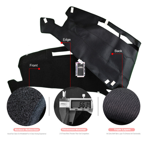 Cubierta De Salpicadero Para Ford F150 F250 F350 1992- 1996