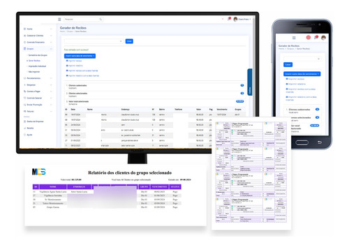 Sistema P/ Gestão De Clientes, Com Pagamentos Automatizados