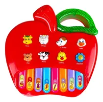 Comprar Piano Infantil Sonidos Educativo, Didáctico E Interactivo Rojo