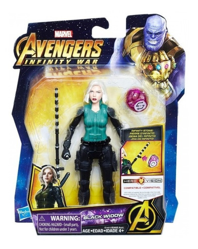 Black Widow Avengers Infinity War Hero Vision Hasbro 15cm