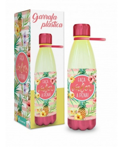 Garrafa Neo Plástica Feminina Água Academia Grande 750ml 