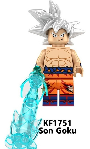 Boneco Articulado Goku Instinto Superior Lego Blocos Montar | MercadoLivre  ????
