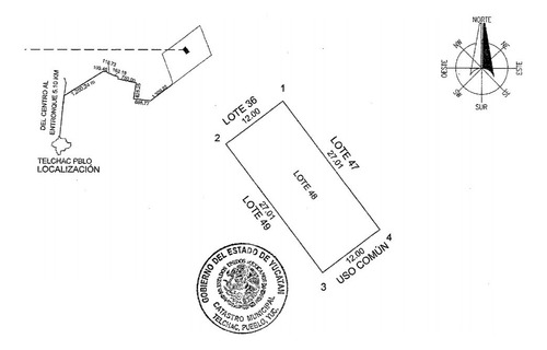 Imagen 2 de 11 de Terreno En Venta En Ciudad Deportiva, Telchac Yucatán