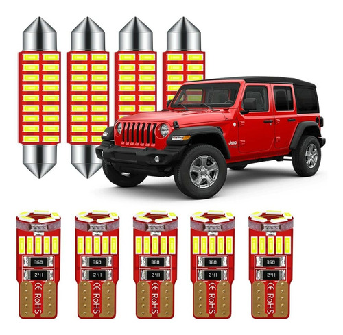 Kit Iluminacion Led Interior Lujo Para Jeep Wrangler 9 6000