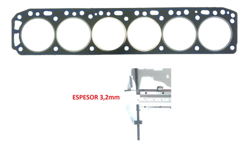 Empacadura Camara Sobremedida 3.2mm Chevrolet 250 292 62-79