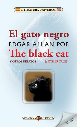 El Gato Negro Y Otros Relatos / The Black Cat & Othe, de Edgar Allan Poe. Editorial Booktrade en español