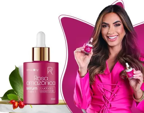 Rosa Amazónica Suero 3 Frascos