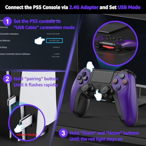 Gmvox Wireless Controller Compatible With Ps5