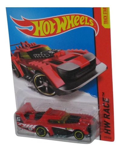 Hot Wheels Showdown Hw Race (2013) Red Two Timer Toy Car 