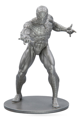 Marvel Spider-man Estatua 140 Gramos De Plata Pura