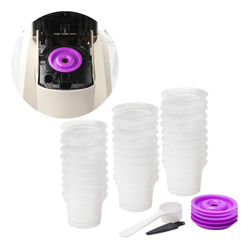 50 Tazas De Filtro De Café, Piezas De Repuesto Con
