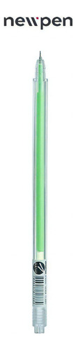 Caneta Esferográfica Hashi Gel Verde Claro 0,5mm 1un Newpen Cor Do Exterior Verde-claro