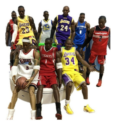 Modelo Figura Personaje Baloncesto Movible 1 \ 9 De La Nba