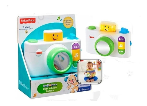 Camara De Juguete Fotos Fisher Price Rie Y Aprende Premium