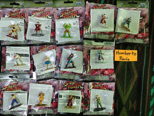 Street Fighters Nano Metal Figs Colección (Usado)